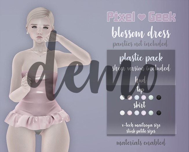 Pixel Geek - Blossom Dress * DEMO