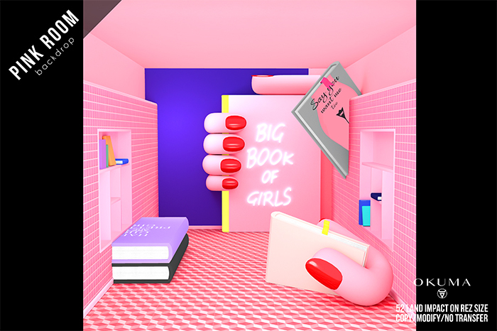OKUMA - PINK ROOM - backdrop