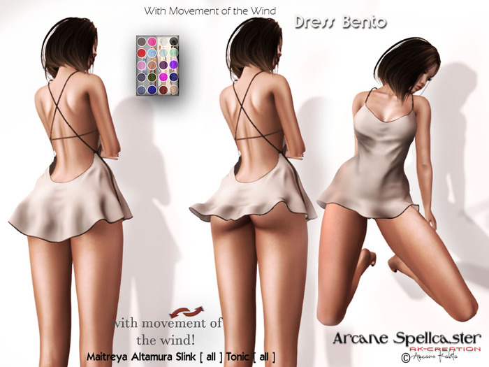 bag Dress Serena BENTO W/CH *Arcane Spellcaster* Ak-Creations