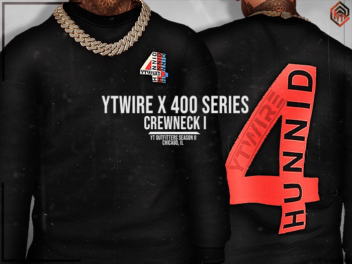 yT - YTWIRE x 400 Series Crewneck I (Signature)