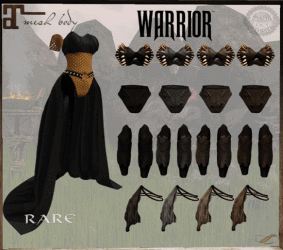 Infinity_Warrior leg cover Ivory