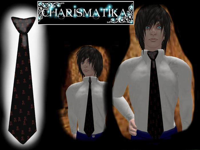 *Charismatika* Bound-Necktie - Conservative Skulls