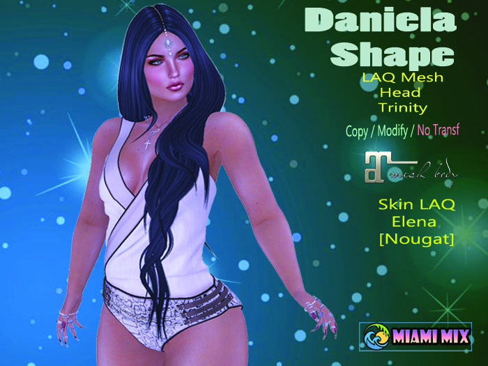 Daniela Shape for LAQ Mesh Head Trinity - Maitreya Body
