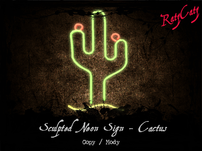 .:[ RatzCatz ]:. NEON Sign 'Cactus' 