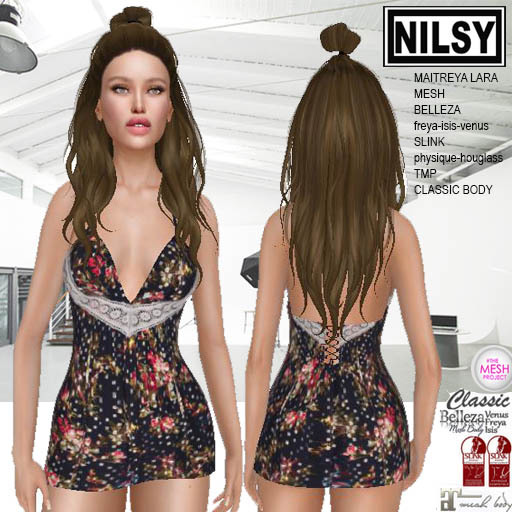 NILSY LACED DRESS,maitreya,belleza,slink,tmp,mesh