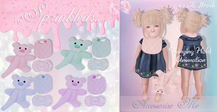 ..: Sprinkled :.. Accessorize Me Combo - Purple *ADD*