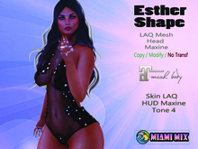 Esther Shape for LAQ Mesh Head Maxine - Maitreya Body
