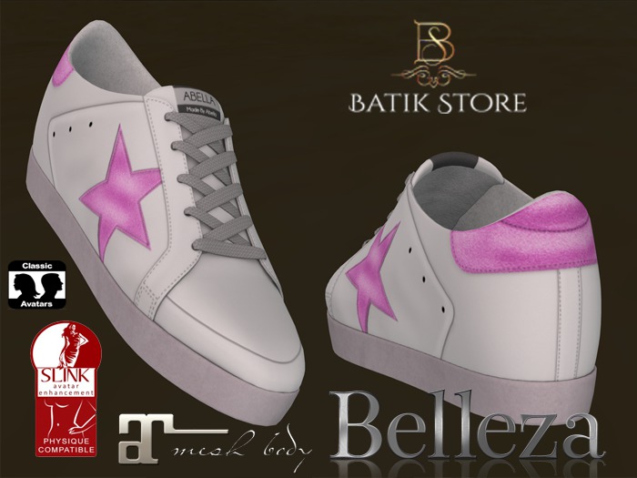 :.: \ * / Batik \ * /:.:Leather Sneakers