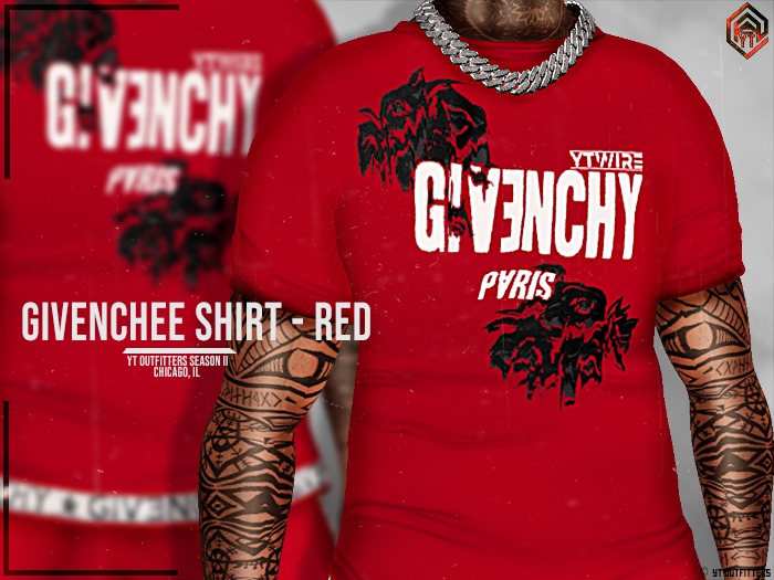 yT - Givenchee T-Shirt - RED