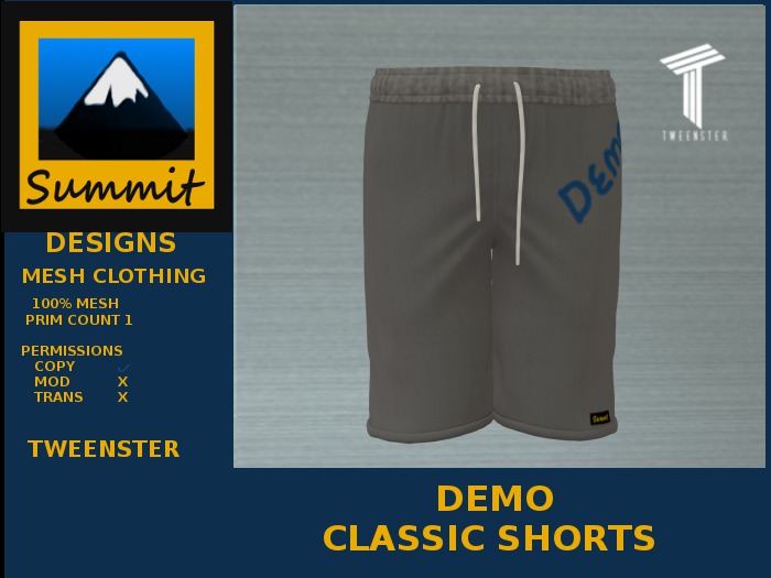 Summit Classic Shorts DEMO [Tweenster]