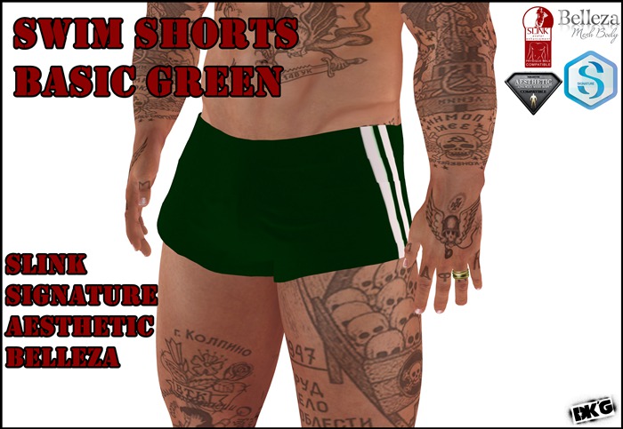 DK'G Swim Shorts Basic Green