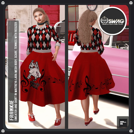 Second Life Marketplace [RnR] Swag Frankie Sock Hop & Grease Outfit (Maitreya Only) Outfit