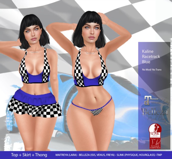 Kaline Racetrack Blue outfit