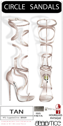 Baiastice_Circle Sandals.Tan