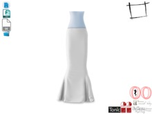 Dae Obj FBX Back Cutout Mermaid Skirt Maitreya, Slink, Belleza, Ocacin Voluptuous, Tonic