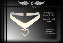 *.:OR:.* Heart Necklace-WHITE