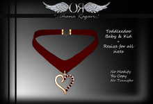 *.:OR:.* Heart Necklace-RED