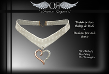 *.:OR:.* Heart Necklace-POLKA BEIGE