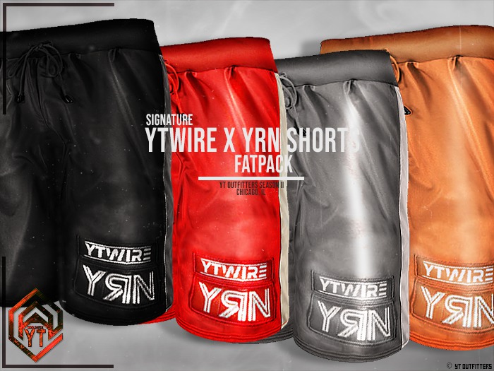 yT - YTWIRE x YRN Track Shorts - FATPACK (Signature)