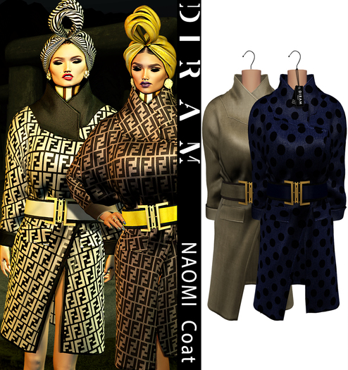 - D I R A M - NAOMI Coat_Pack02