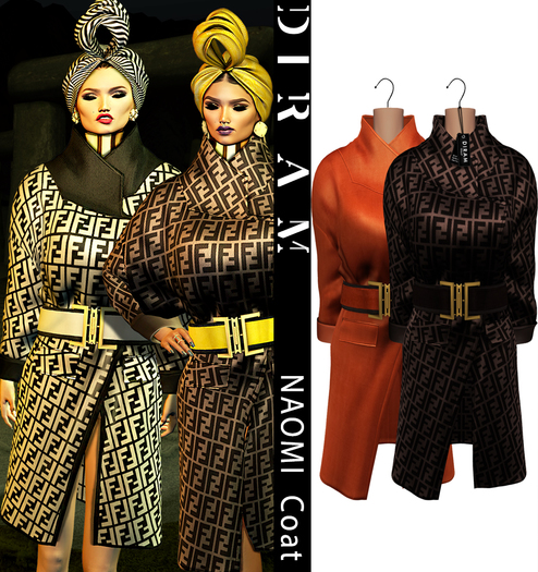 - D I R A M - NAOMI Coat_Pack03