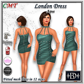 < BD > London Dress Aqua