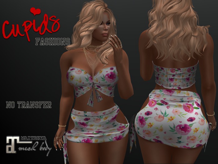 *CF* MAITREYA TIED MINI WATERCOLOR FLORAL