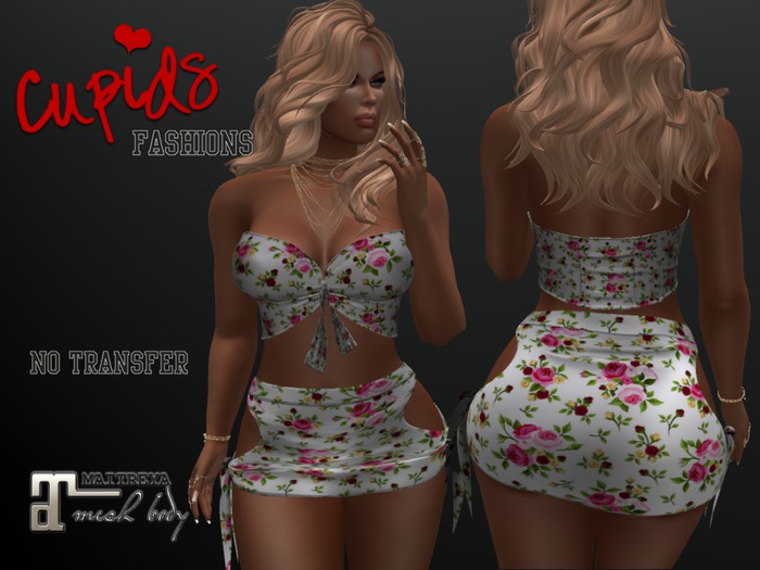 *CF* MAITREYA TIED MINI SWEET ROSE