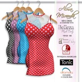 .: AlmaMiranda :. Polkadot Mini Dress with Side Slit