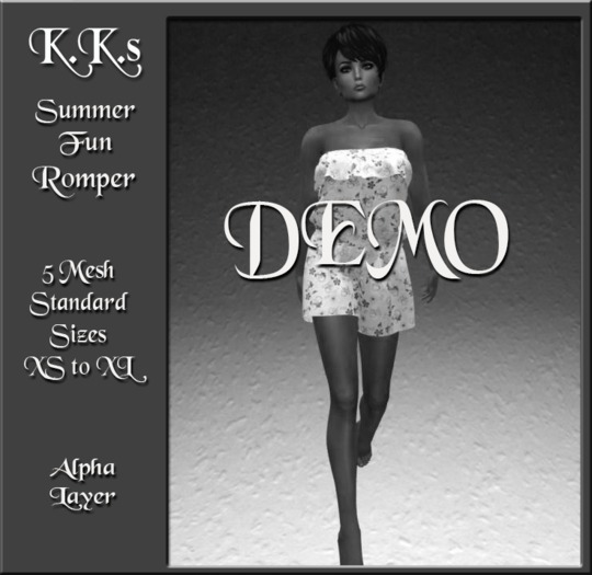 KKs Summer Fun Romper - DEMO