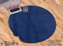 WIB - Round Mesh Rug - Blue