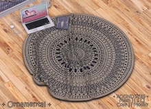 || When I'm Bored || Round Mesh Rug || Ornamental || 2 LI 