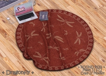 WIB - Round Mesh Rug - DragonFly