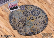 || When I'm Bored || Round Mesh Rug || Aged || 2 LI