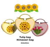 Himawari & Tulip Bag Box