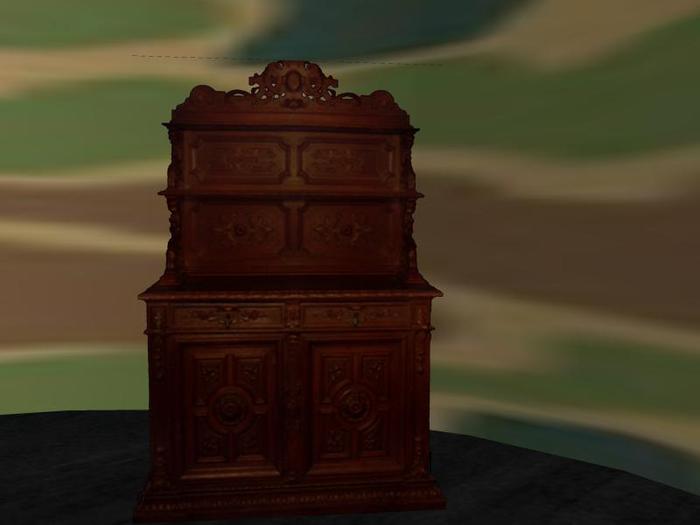 antique tall dresser