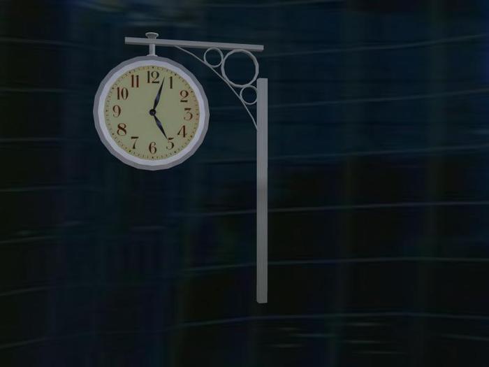 city clock keeps real sl time