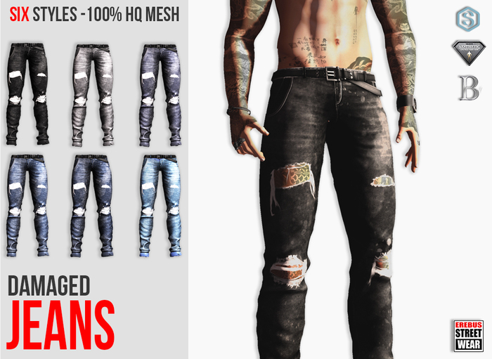 EREBUS - Damaged Jeans FATPACK