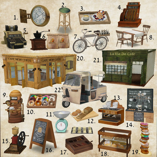 **JPK La Vie De Cafe Gacha - La Vie De Cafe - RARE