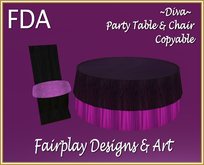 ~*Diva*~ Party Table & Chair COPYABLE