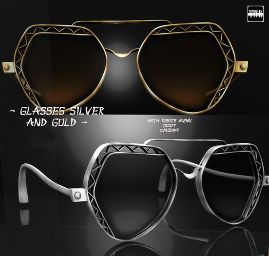 ::TWR:: - Glasses SILVER and GOLD