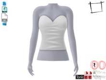 WC638 Fashion Essentials Sweetheart Neck Strapless Top DevKit