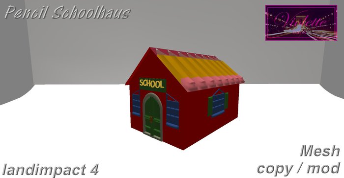 Pencil Schoolhouse mesh E-BOX
