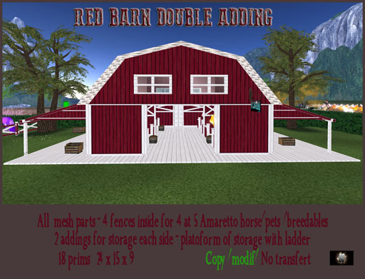 RED BARN DOUBLE ADDING 