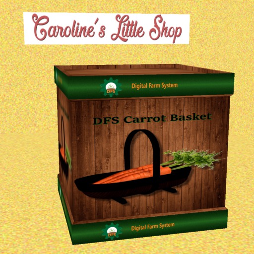 DFS Crate Carrot Basket, Storage & Vendor Crate