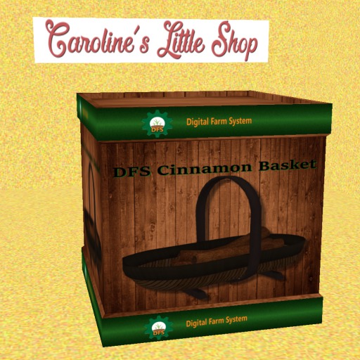 DFS Crate Cinnamon Basket, Storage & Vendor Crate