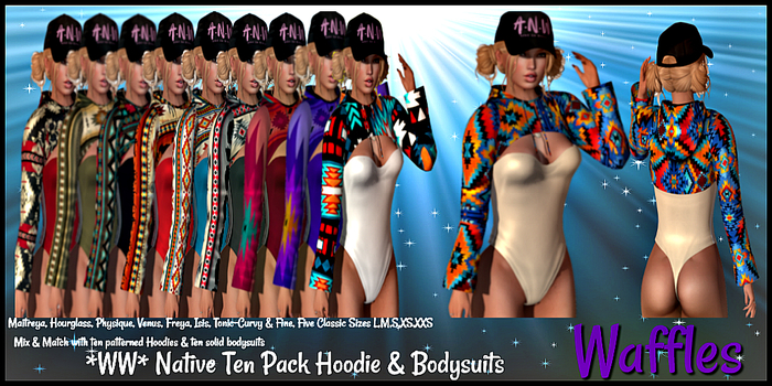 *WW* Native Ten Pack Hoodie & Bodysuits Fat Pack boxes