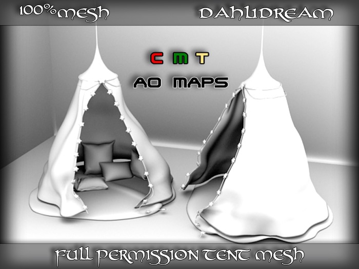 DD_Full_Permission_Stars_Tent_Mesh