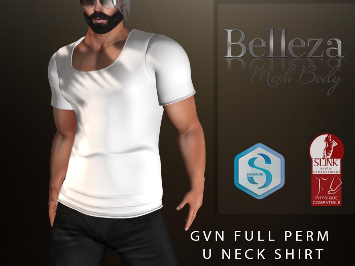U Neck Full Perm Shirt