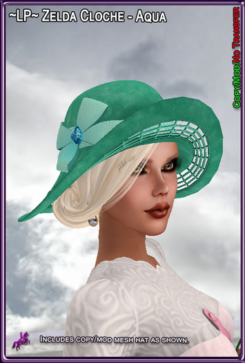~LP~ Zelda Cloche (BOXED) Aqua